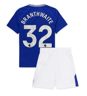 Everton Jarrad Branthwaite #32 Hemmakläder Barn 2024-25 Kortärmad (+ Korta byxor)